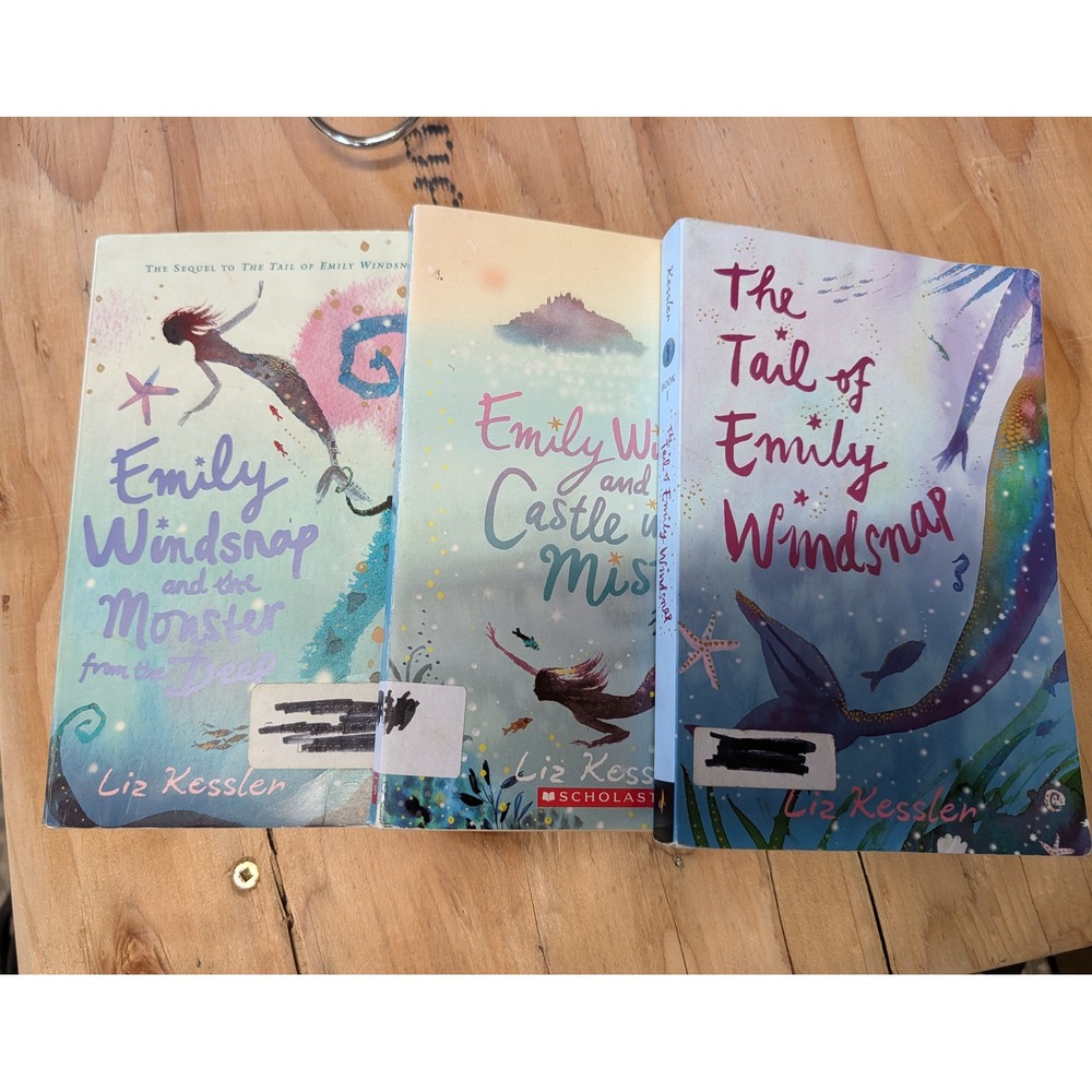 Liz Kessler Emily Windsnap Book Set Kids 3 Books Multicolor Fair Mermaid Series